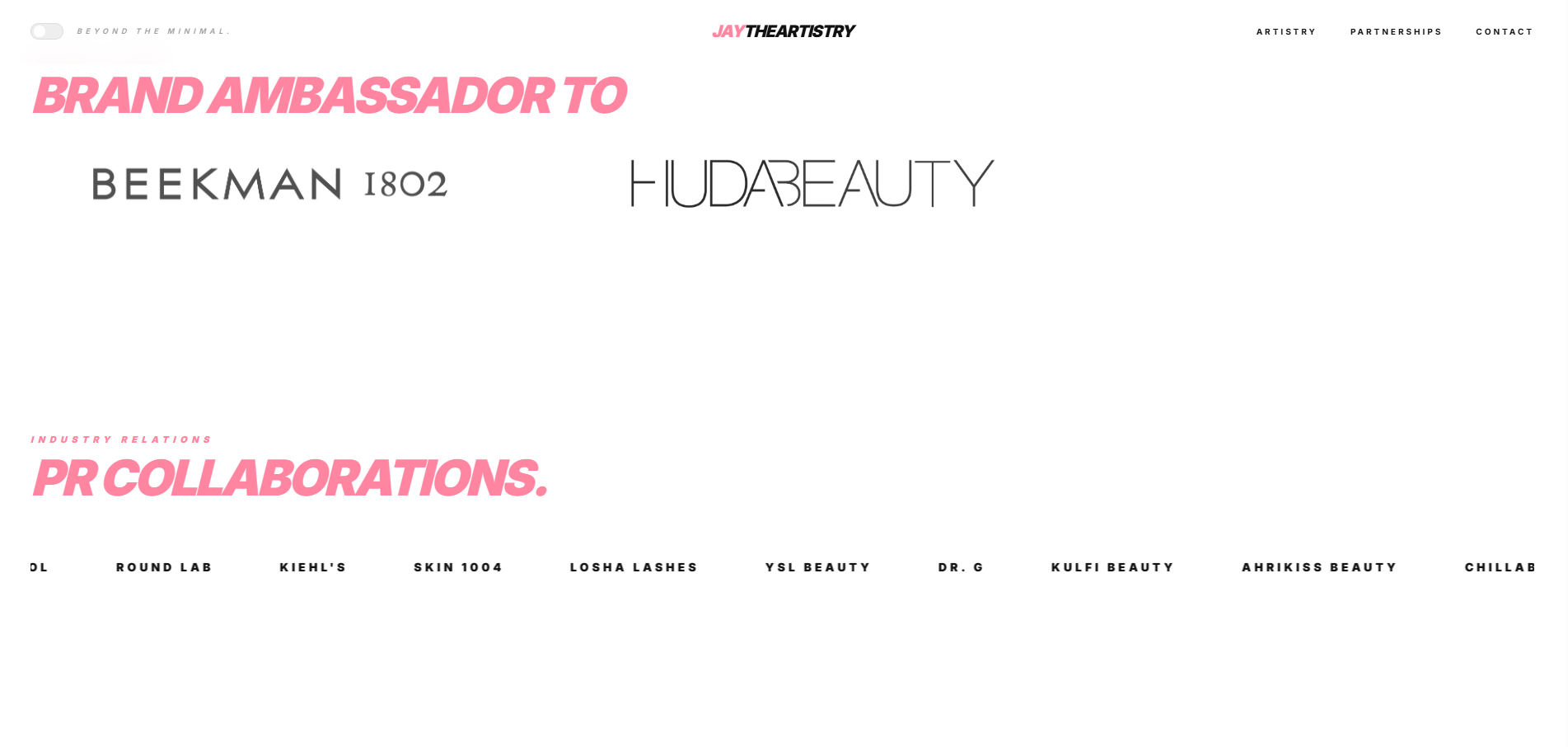 Brand Ambassador and PR tickers